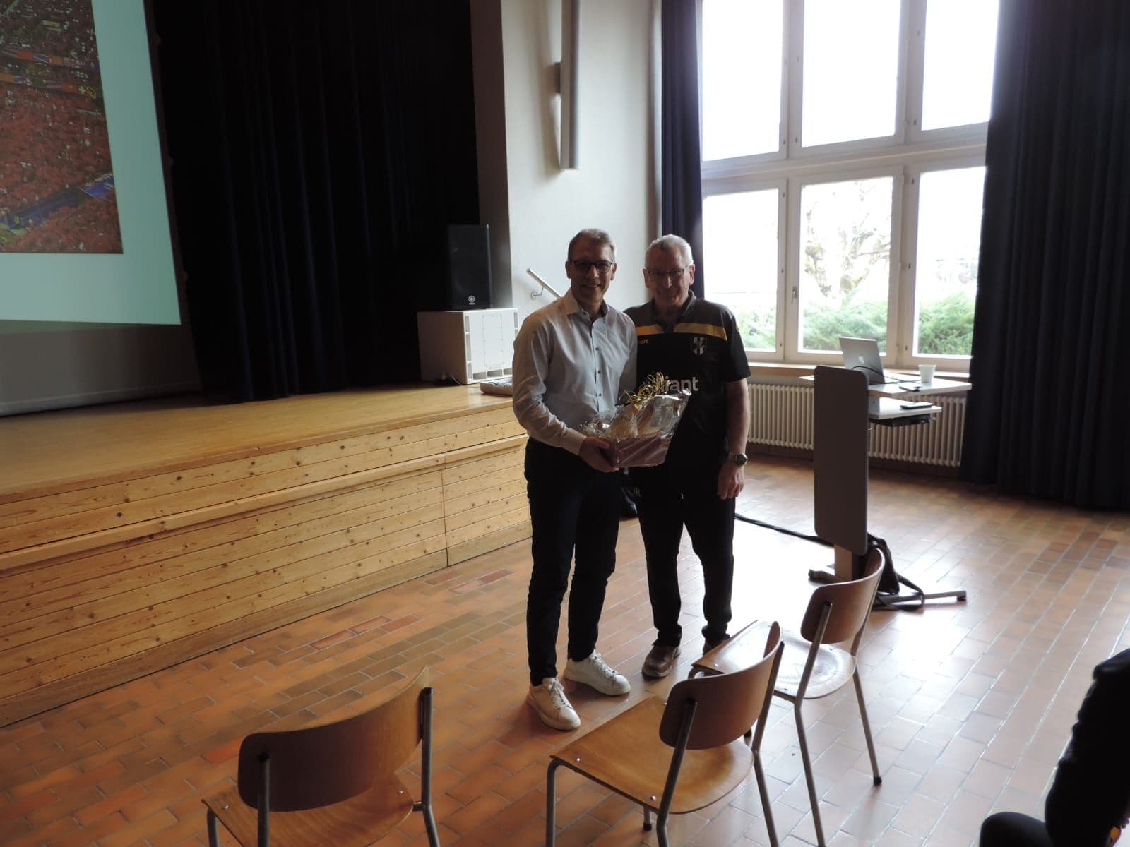 Trainerkonferenz mit dem Präsidenten des Schweizerischen Fussballverbands